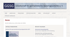 Desktop Screenshot of germanistische-sprachgeschichte.de