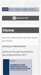 Mobile Screenshot of germanistische-sprachgeschichte.de